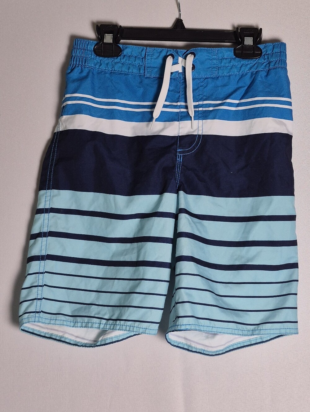 Old Navy Swim Trunks Teal Blue Elastic Waist Shorts